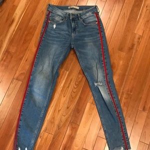 Zara Mid Rise Skinny Jean